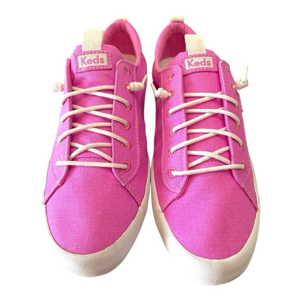 Keds Triple Kick Canvas Sneakers Pink Lace-Up Women’s Size 8.5